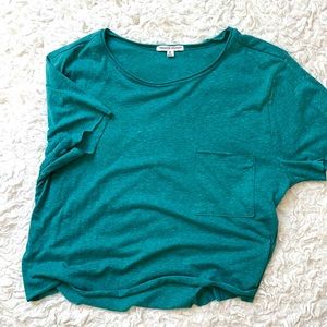 Workout top / outerwear crop top